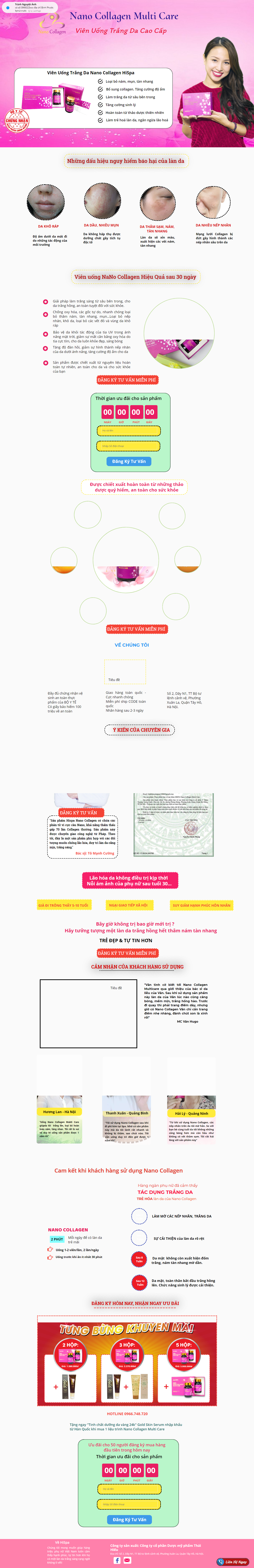 Thiết kế website thực phẩm chức năng - https://www.collagenhispa.com/