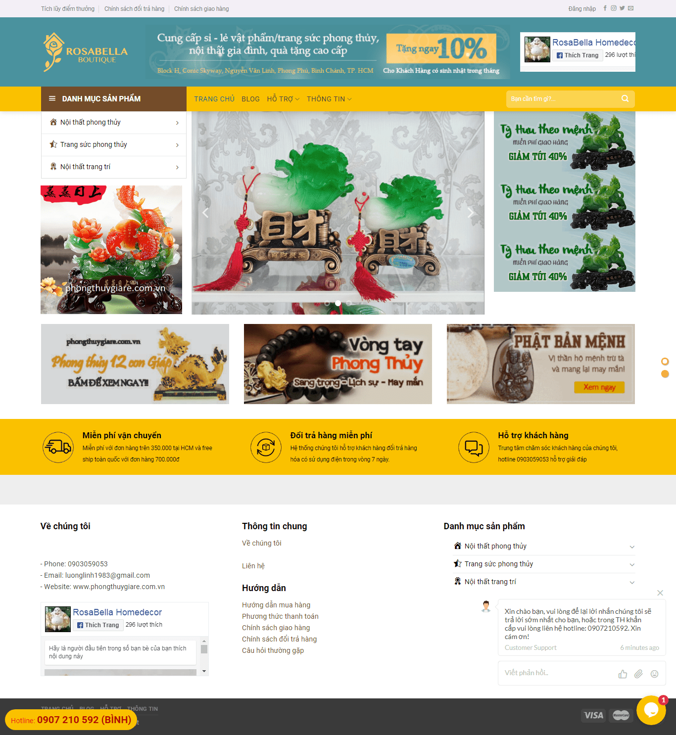 Thiết kế website phong thủy - http://phongthuygiare.com.vn/