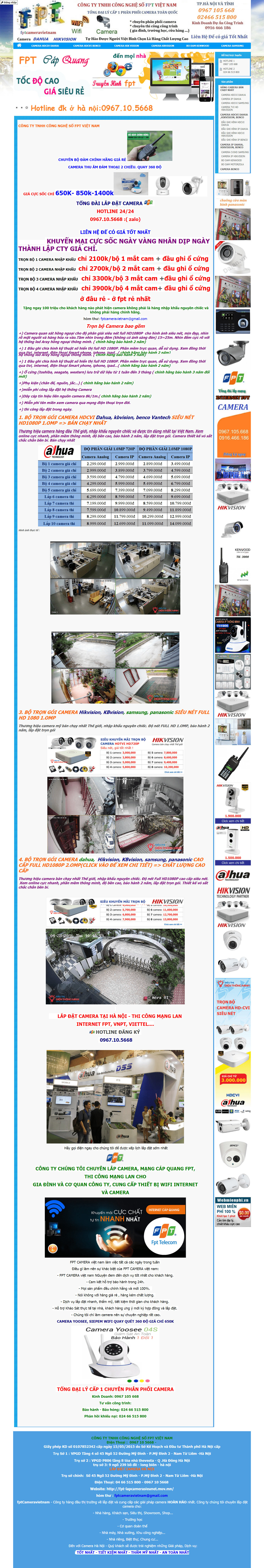 Thiết kế website PHP - fpt-lapcamerasieunet.mov.mn đẹp SEO nhanh hiệu quả