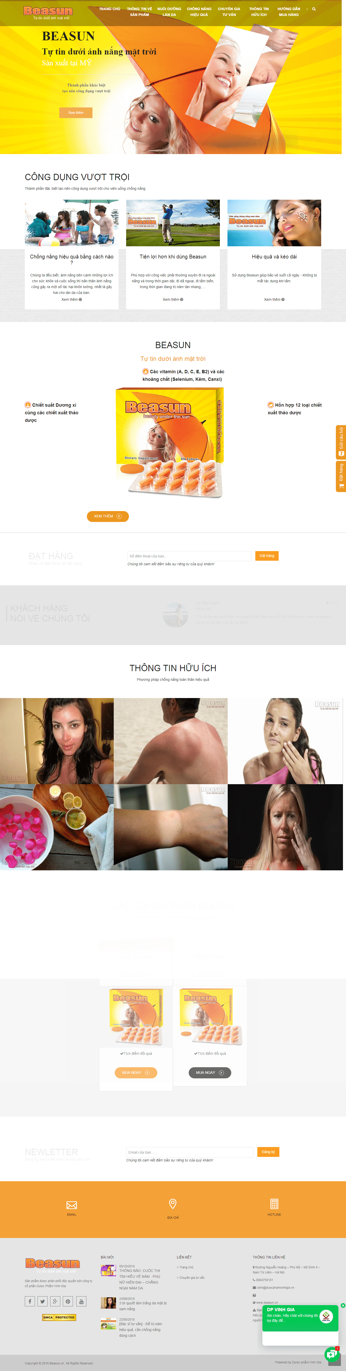 Thiết kế website theo yêu cầu - beasun.vn đẹp, chuyên nghiệp chuẩn SEO