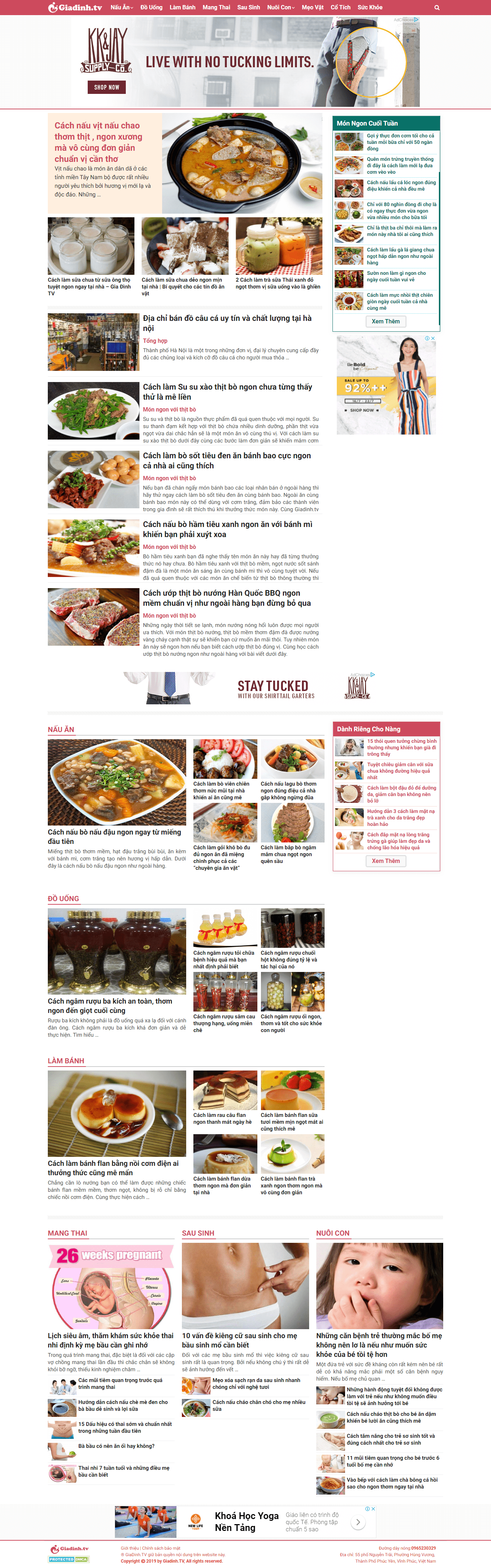 Thiết kế website tạp chí, uy tín chuyên nghiệp - giadinh.tv