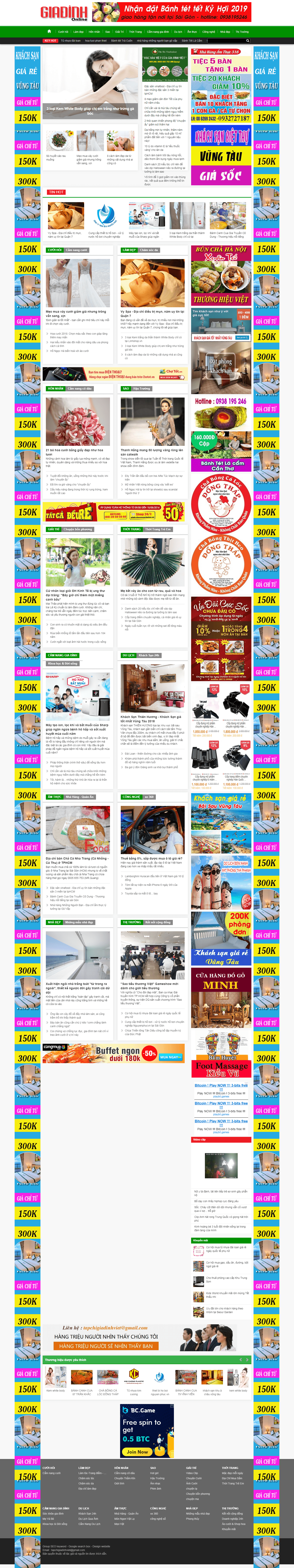 Thiết kế website tạp chí, uy tín chuyên nghiệp - tapchigiadinh.com.vn