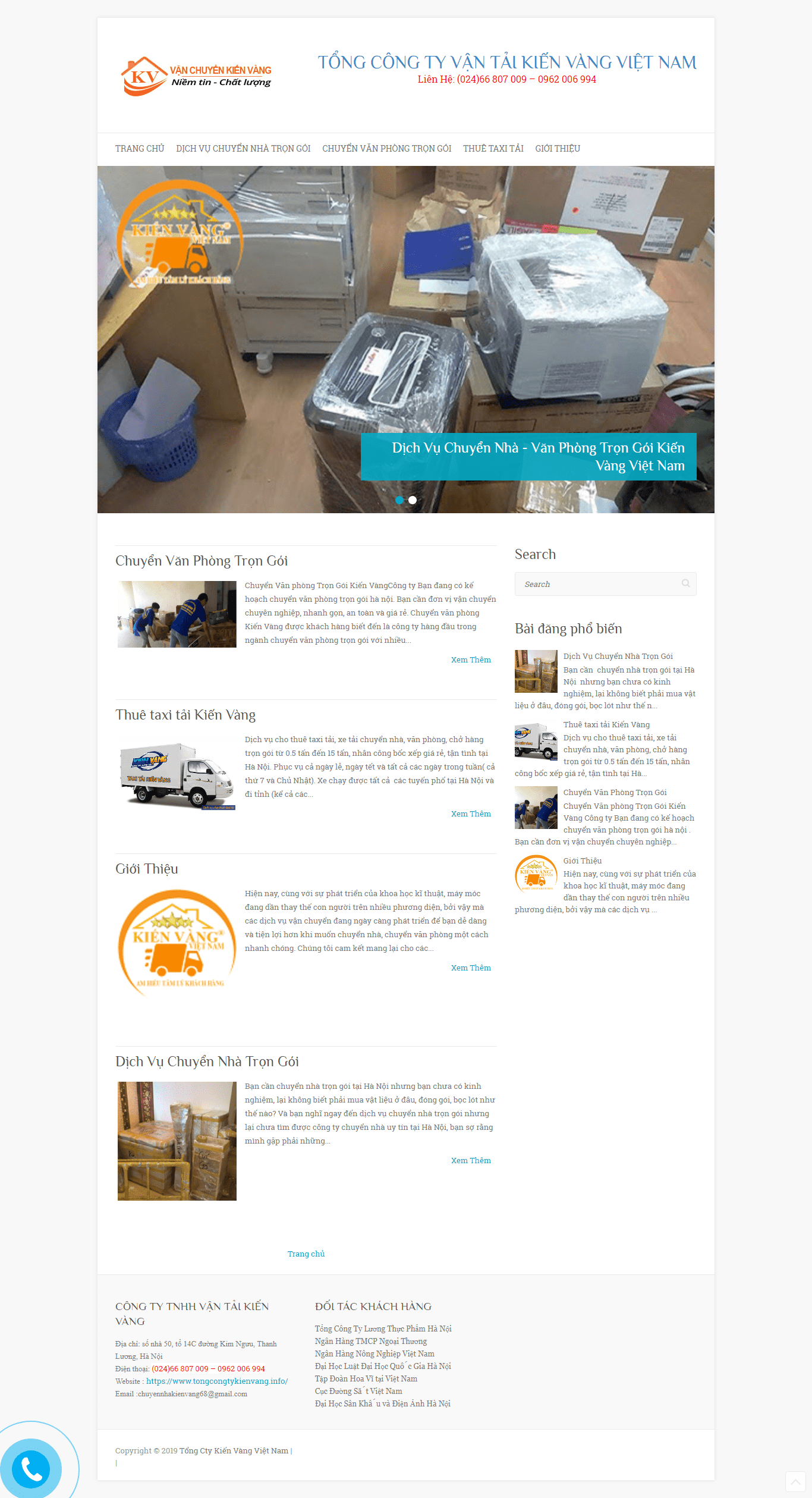 Thiết kế website dịch vụ, uy tín chuyên nghiệp - tongcongtykienvang.info