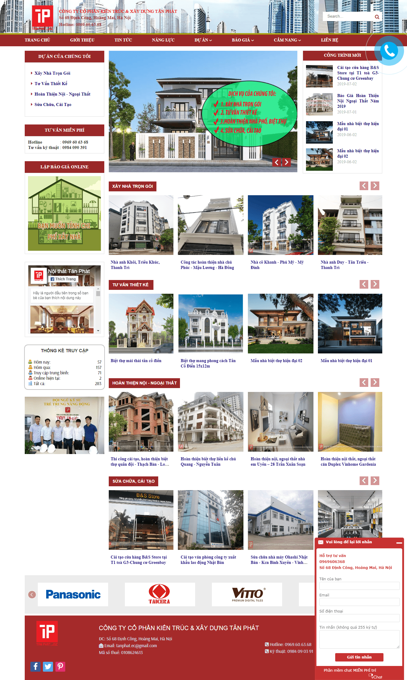 Thiết kế website doanh nghiệp, uy tín chuyên nghiệp - tanphatjsc.com.vn