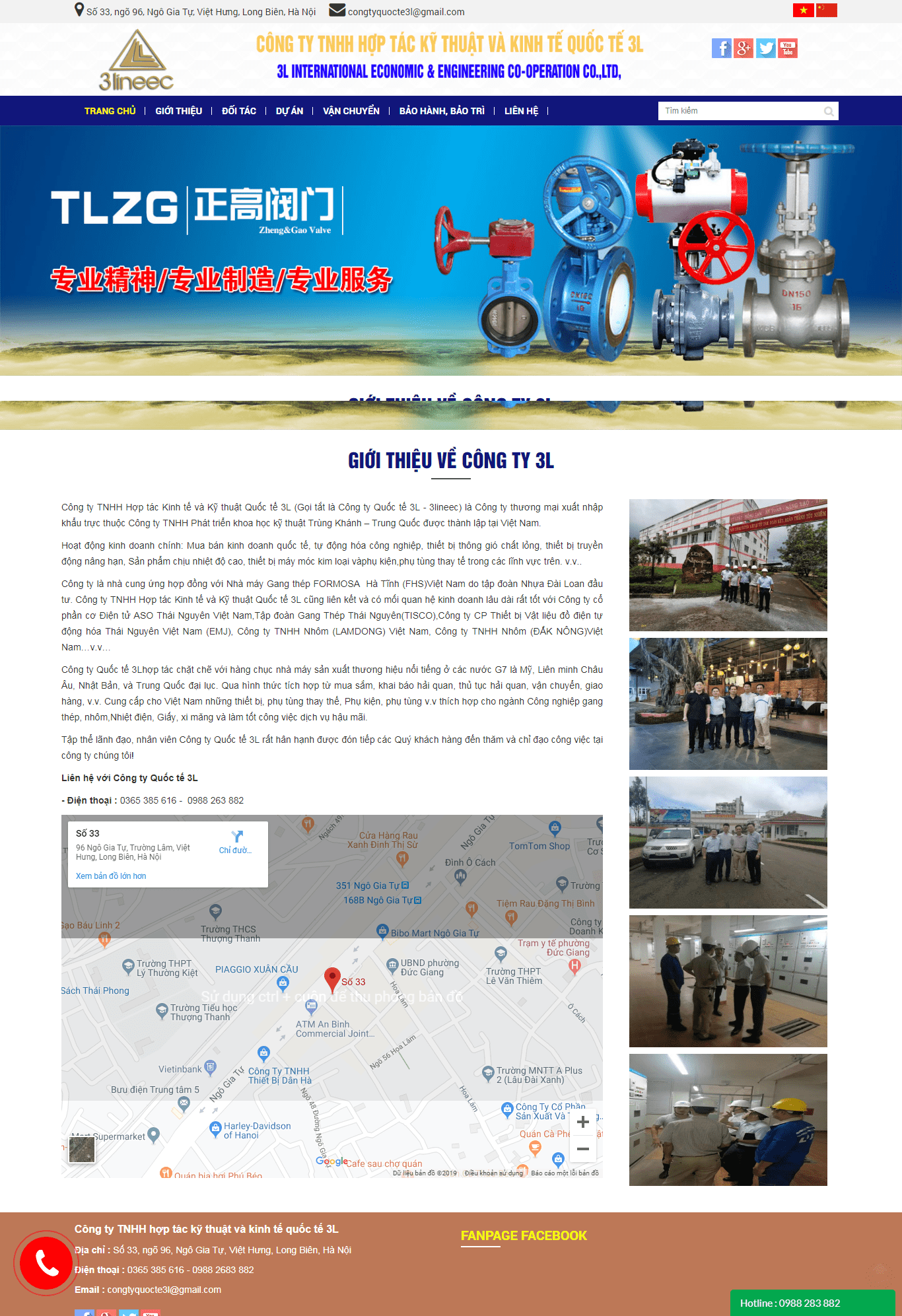Thiết kế website doanh nghiệp, uy tín chuyên nghiệp - 3lineec.com