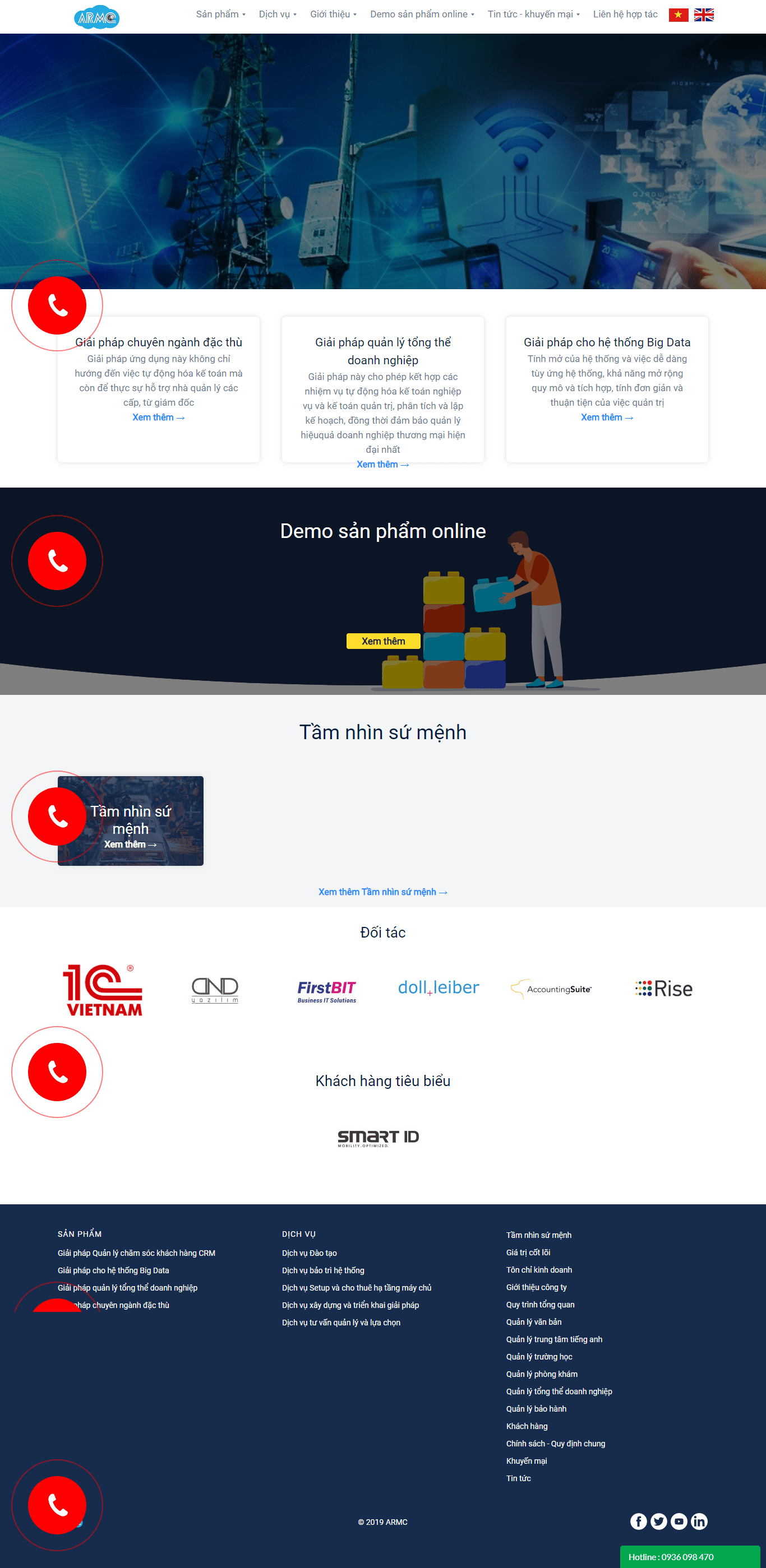 Thiết kế website doanh nghiệp, uy tín chuyên nghiệp - armc.vn