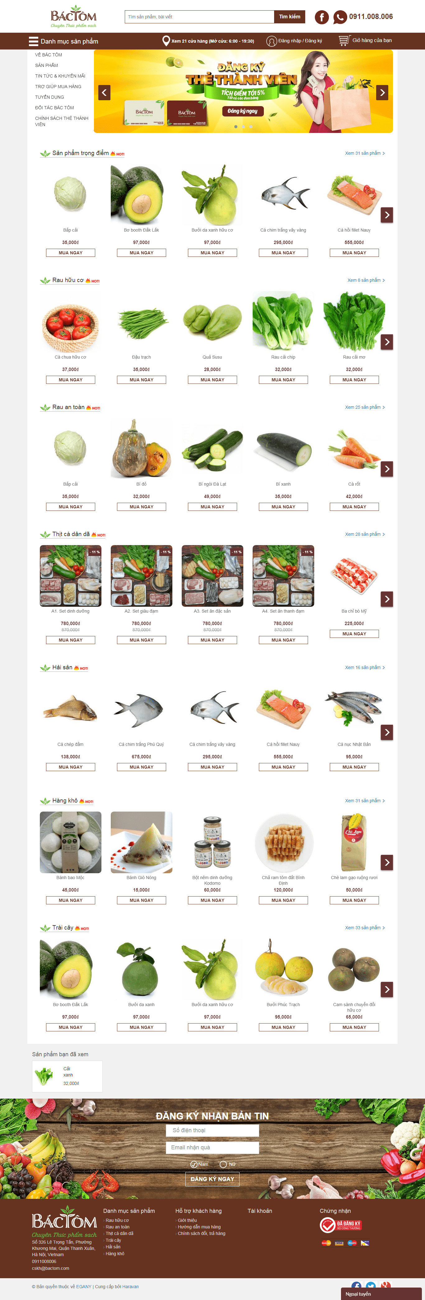 Thiết kế website bán hàng chuyên nghiệp, chuẩn SEO - bactom.com