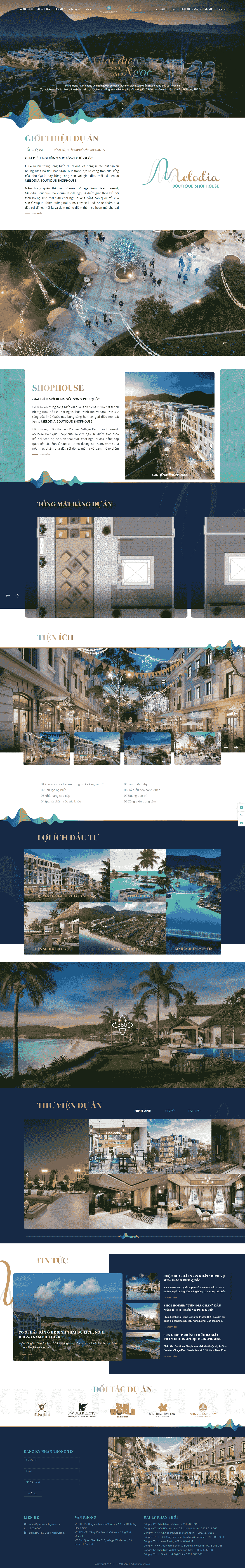 Thiết kế website sun Premier Village đẹp, chuyên nghiệp chuẩn SEO