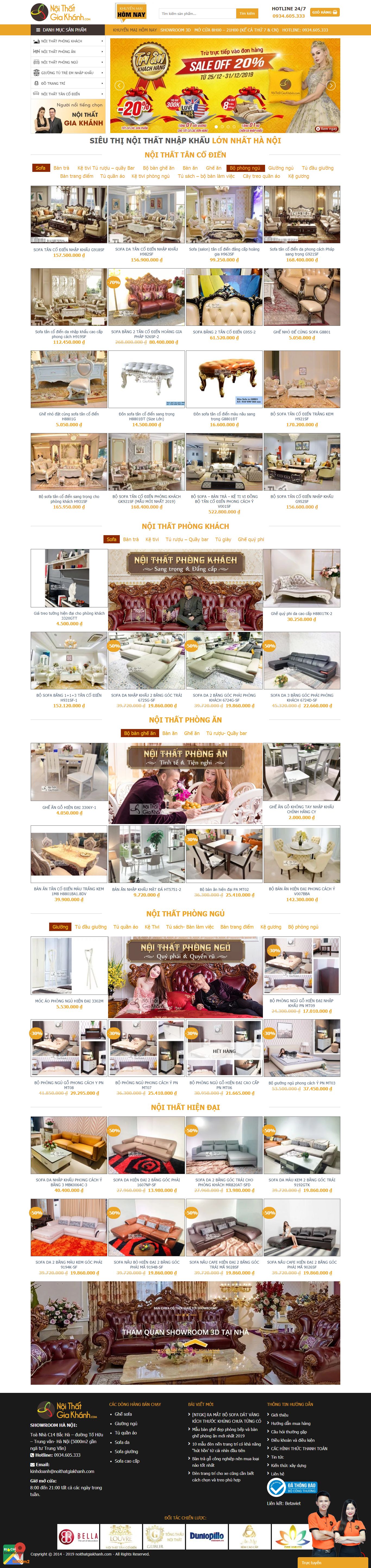 Thiết Kế Bán Đồ Gỗ Nội Thất Gia Khánh đẹp SEO nhanh hiệu quả