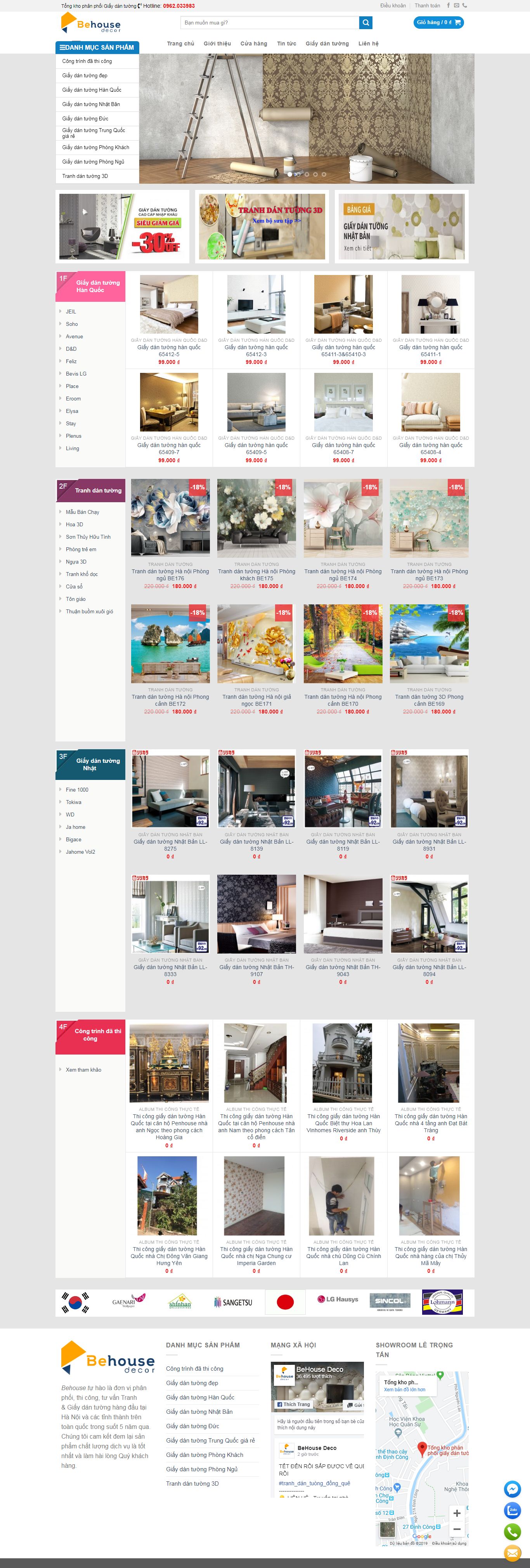 Thiết Kế Web Tranh 3D Tranh Dán Tường Siêu Thị Tranh