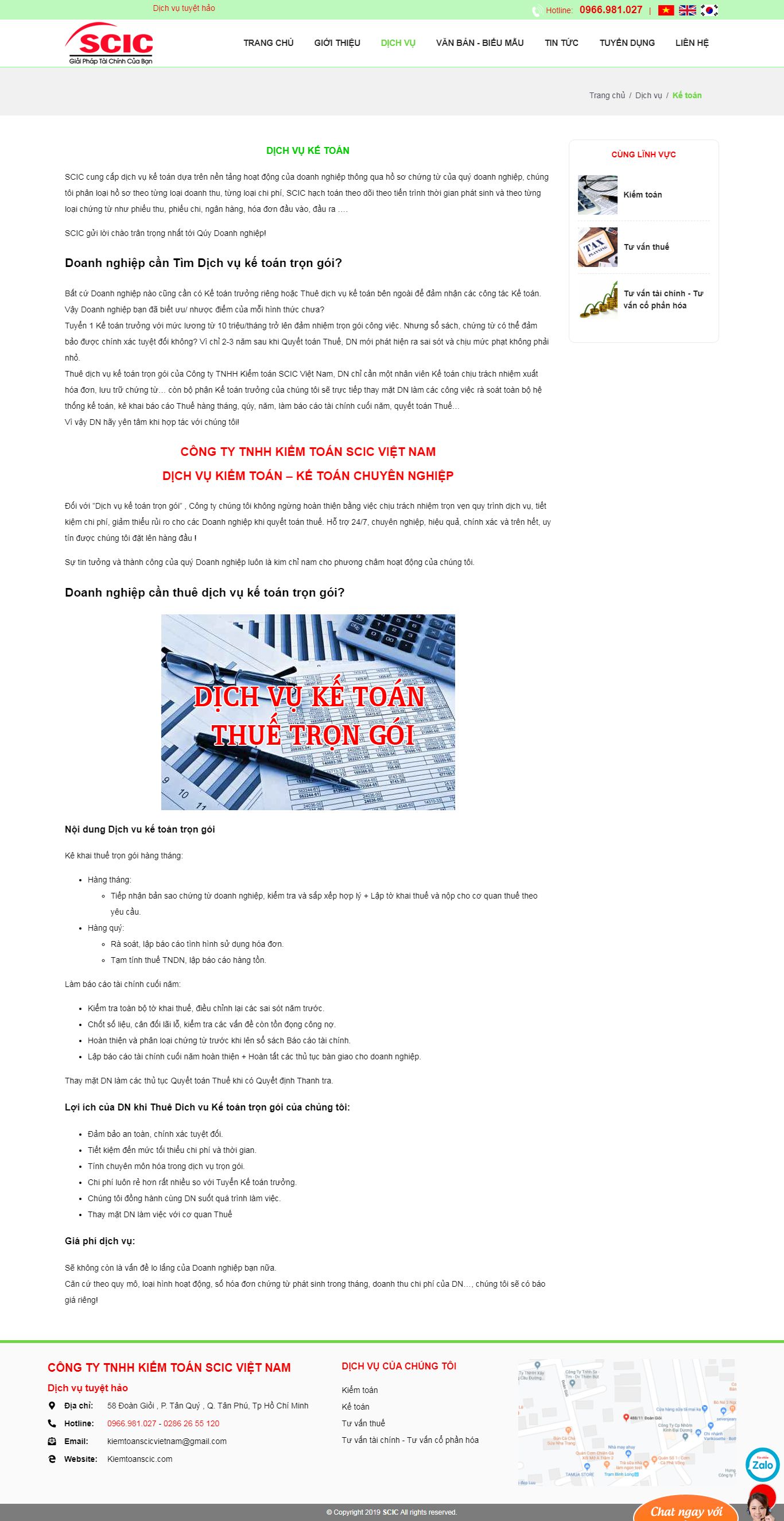 Thiết Kế Web Kế Toán Sài Gòn đẹp, chuyên nghiệp chuẩn SEO