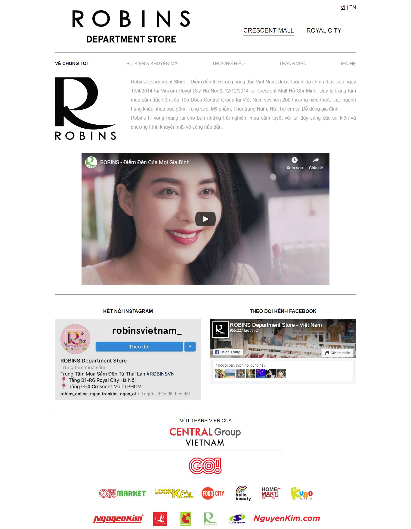 Thiết kế website giày da Robins đẹp, chuyên nghiệp chuẩn SEO