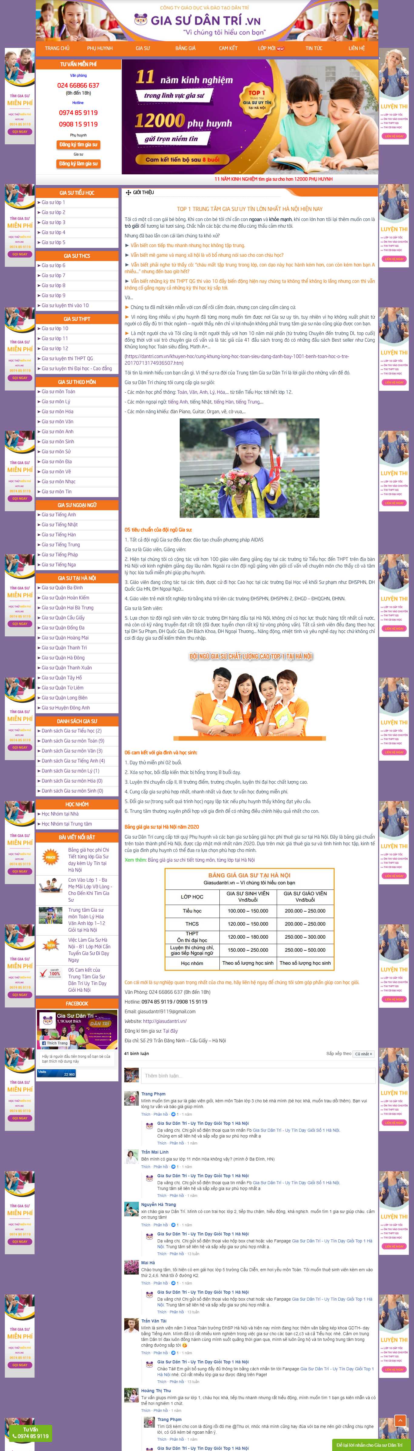 Thiết kế Web miễn phí - giasudantri.vn