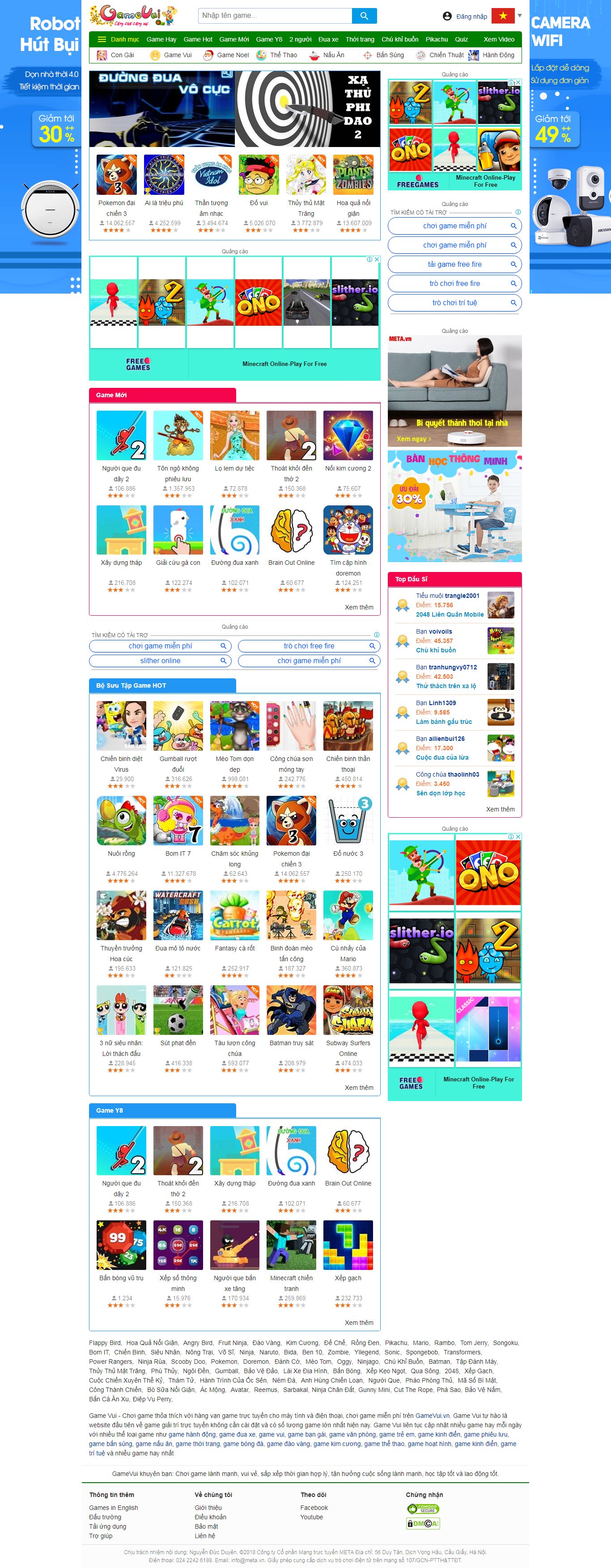 Thiết kế Web game -