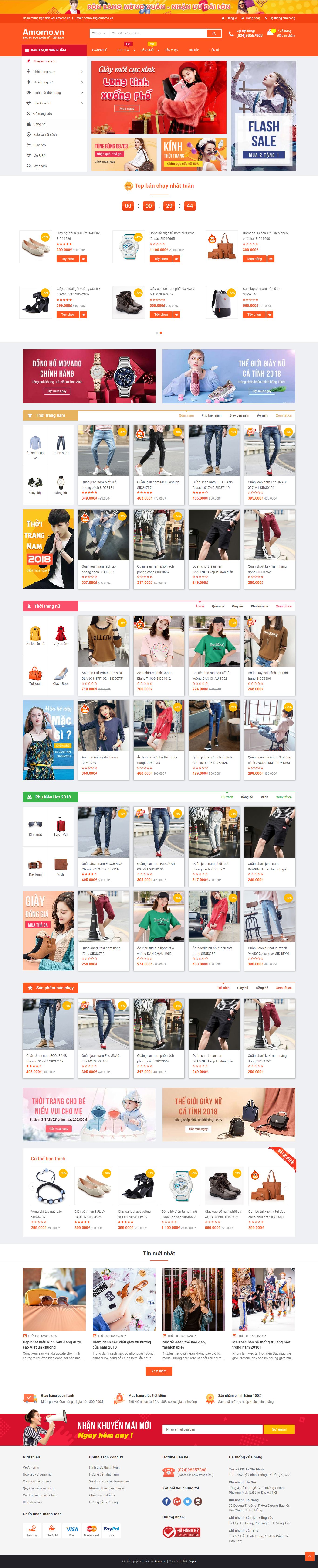 Thiết kế Web chuẩn seo google - amomo.mysapo.net