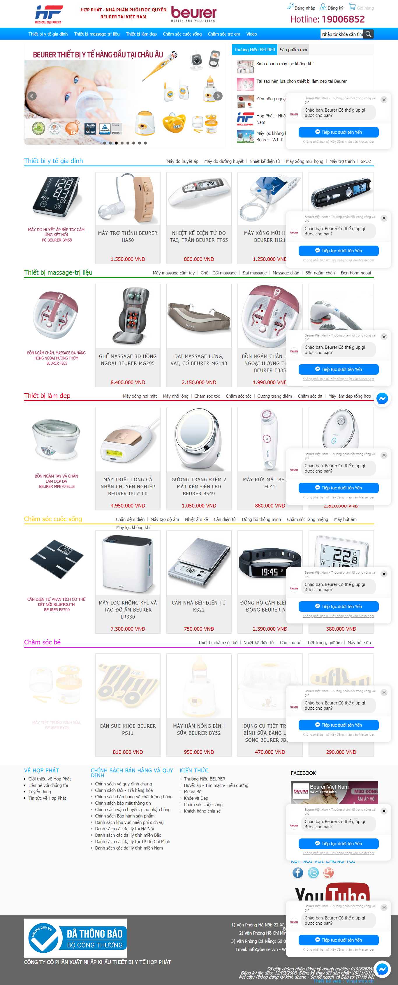 Thiết kế Web thiết bị y tế - www.thietbiyte-eu.vn