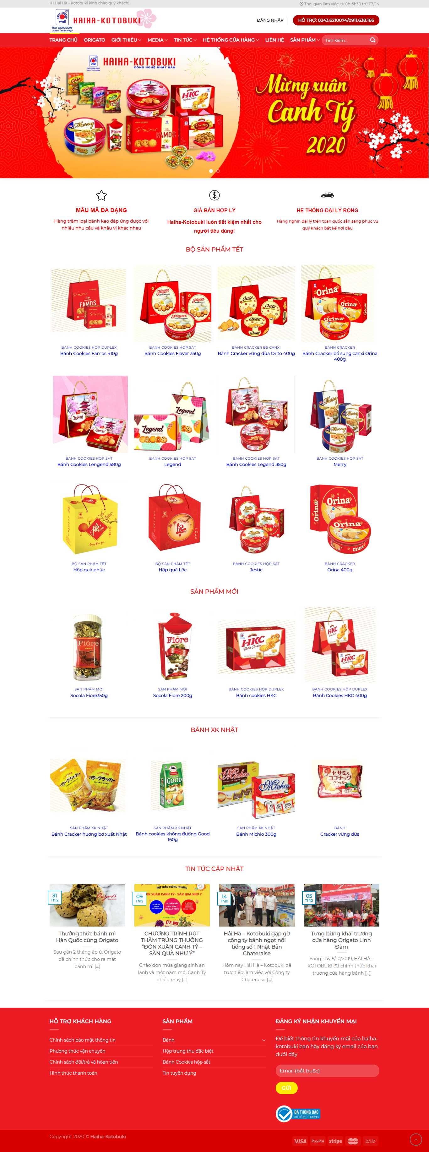Thiết kế Web bánh kẹo - haiha-kotobuki.com.vn