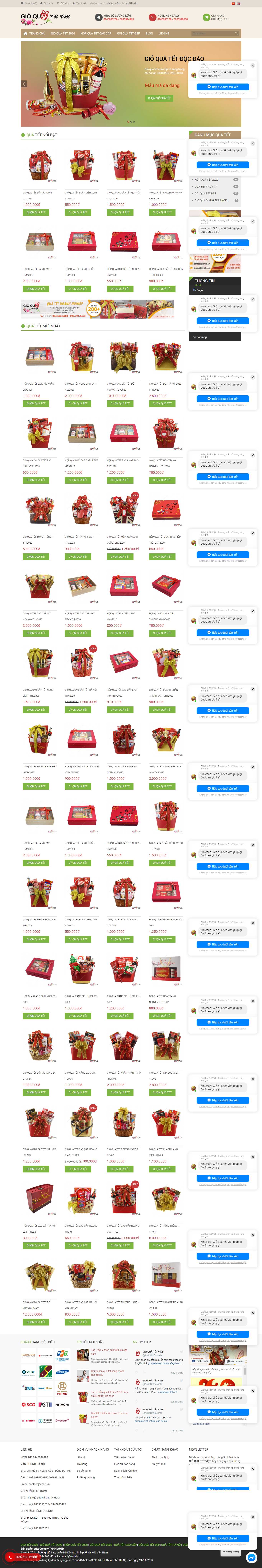 Thiết kế Web hàng tết - www.gioquatetviet.com