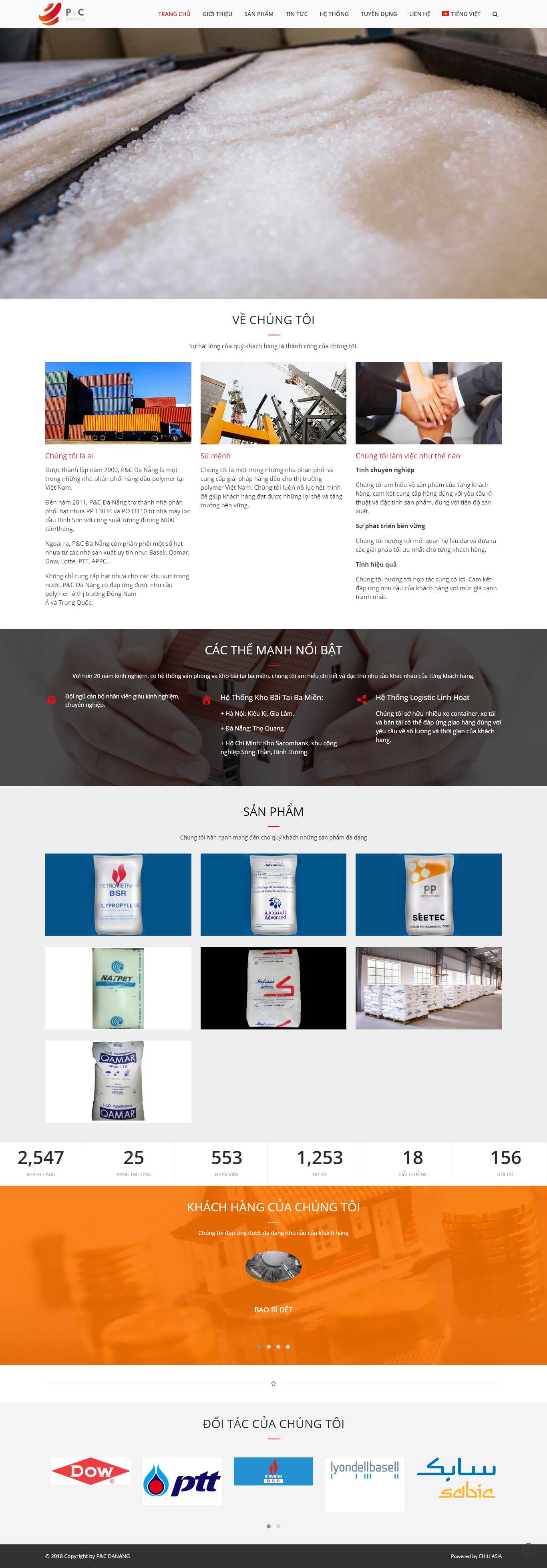 Thiết kế web sản xuất nhựa - pcdanang.com