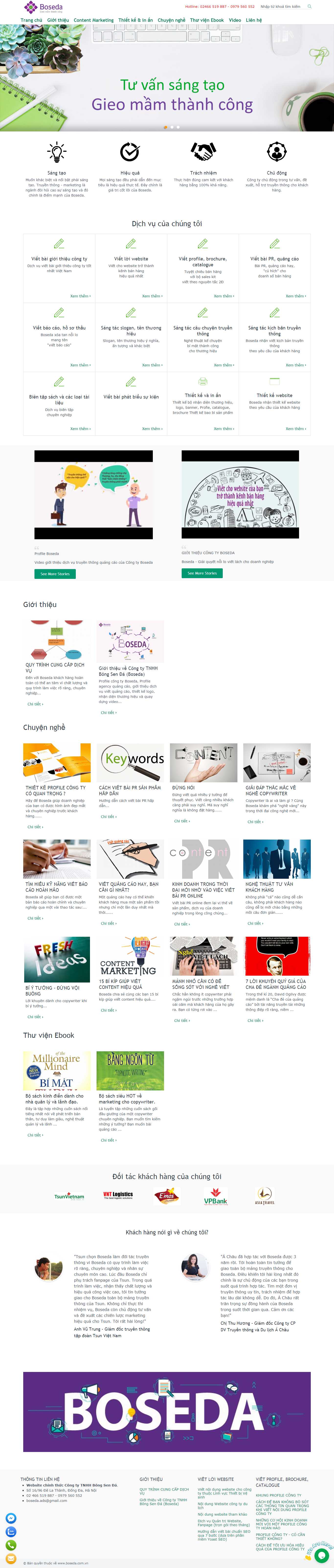 Thiết kế web giá tốt - boseda.com.vn