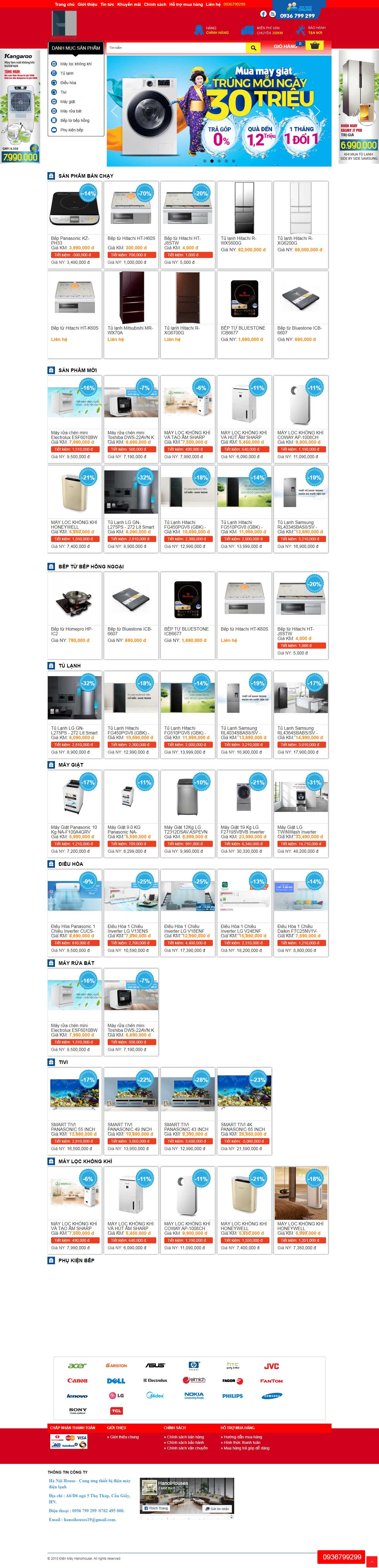 Thiết kế web theo yêu cầu - hanoihouse.com.vn