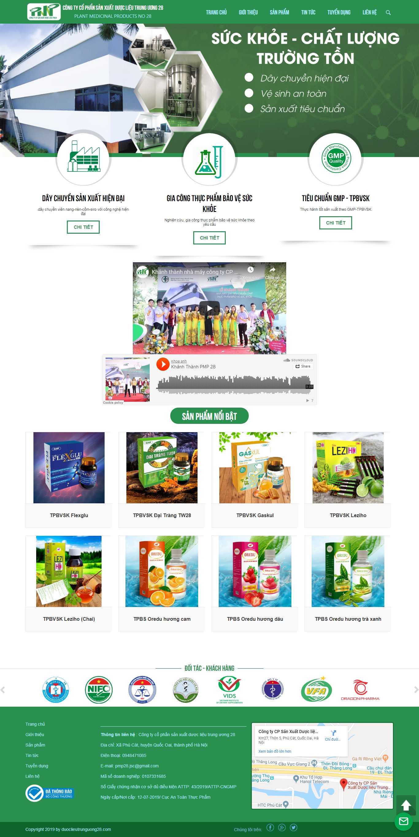 Thiết kế web có sẵn - duoclieutrunguong28.com