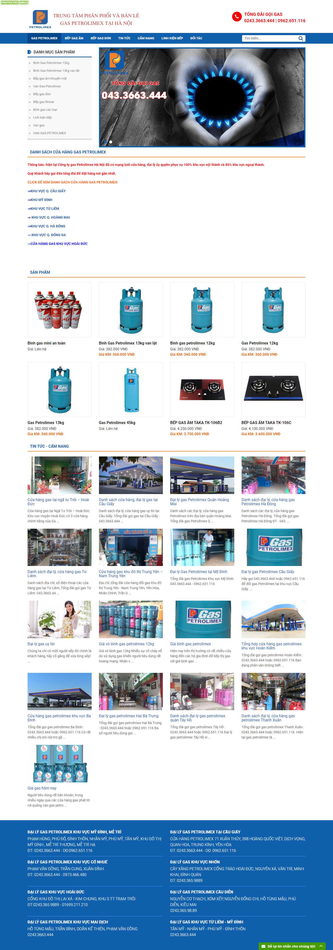 Thiết kế web giao ga - dailygaspetrolimex.vn