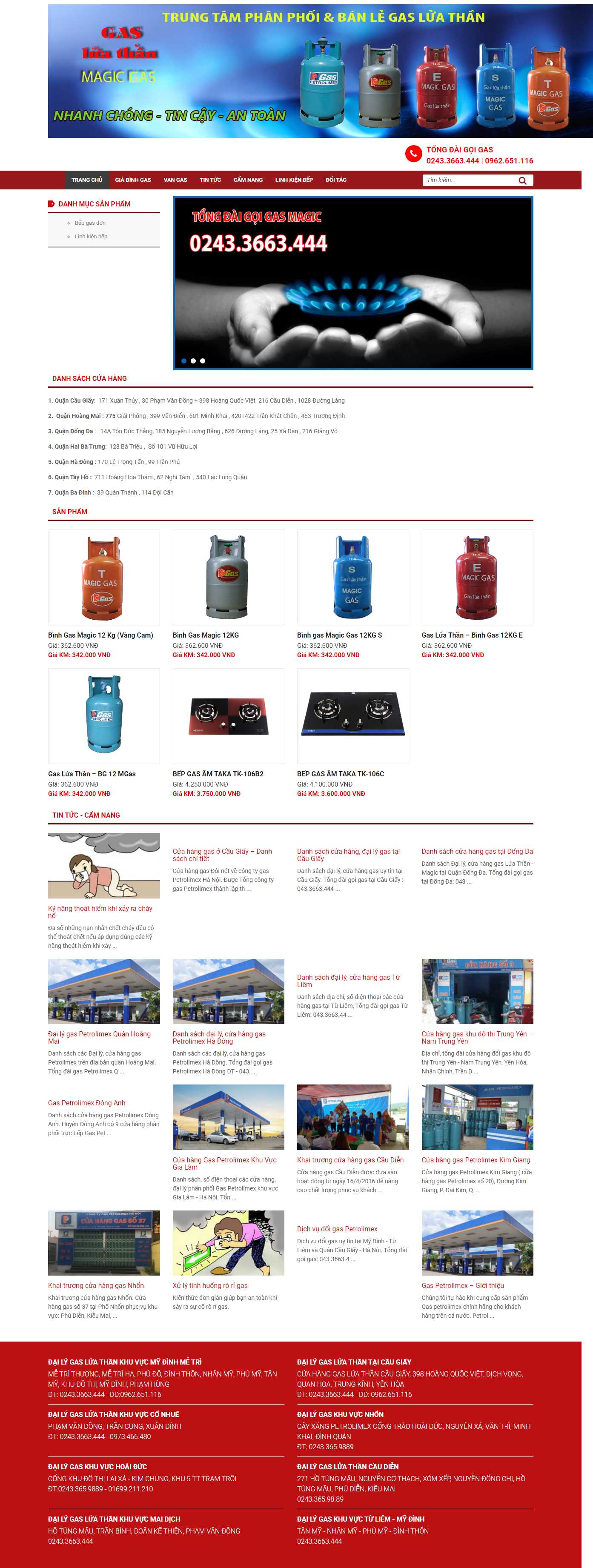 Thiết kế web giao ga - gasluathan.com