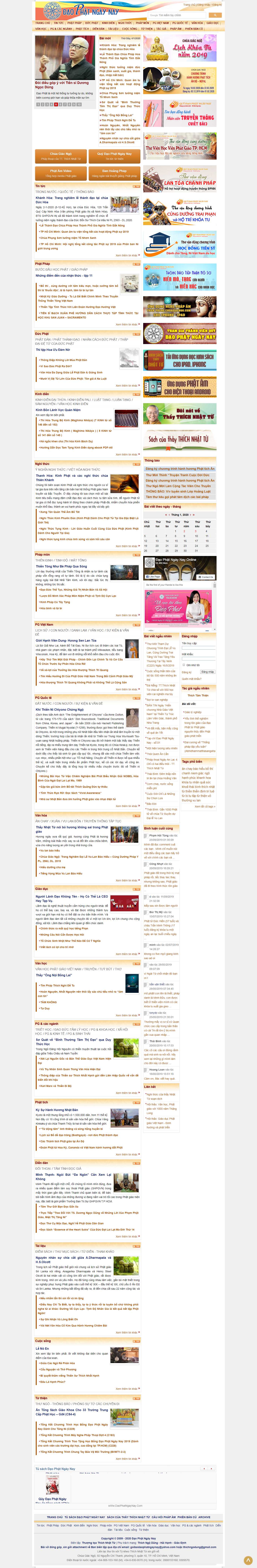 Thiết kế web công giáo - www.daophatngaynay.com