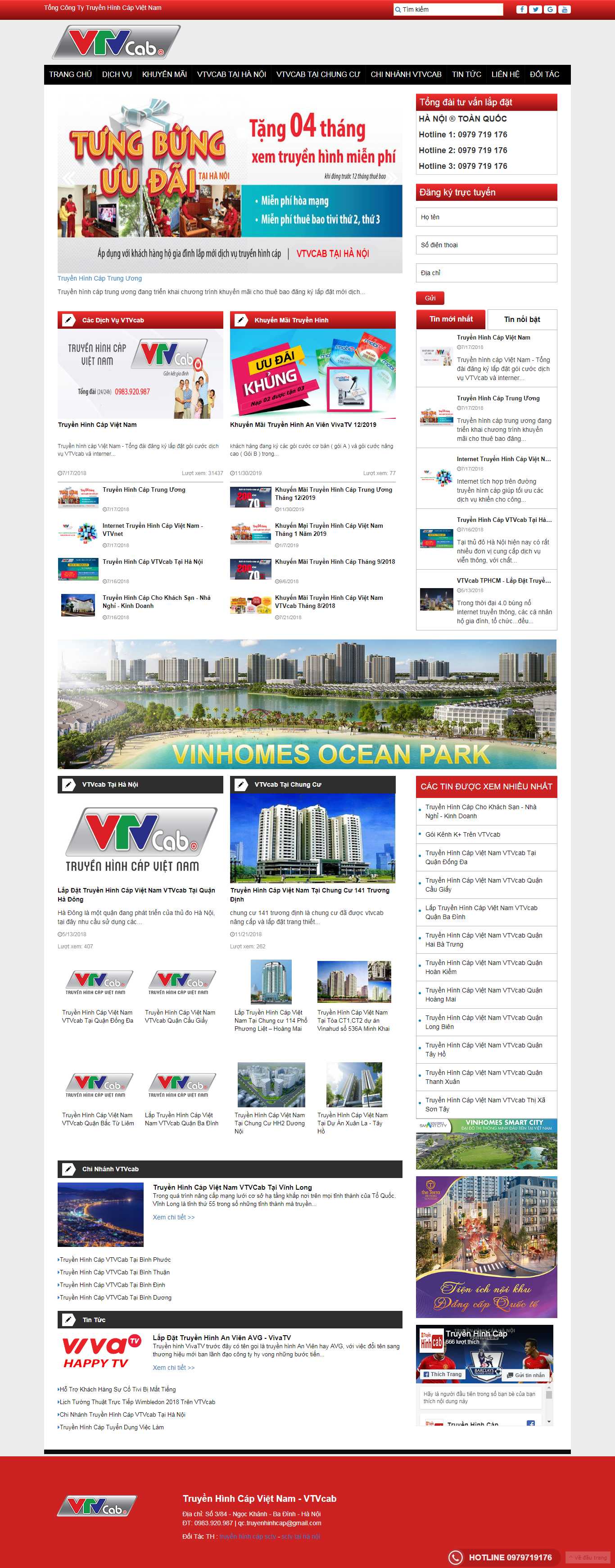 Thiết kế web truyền hình - truyenhinhcapvietnam.org