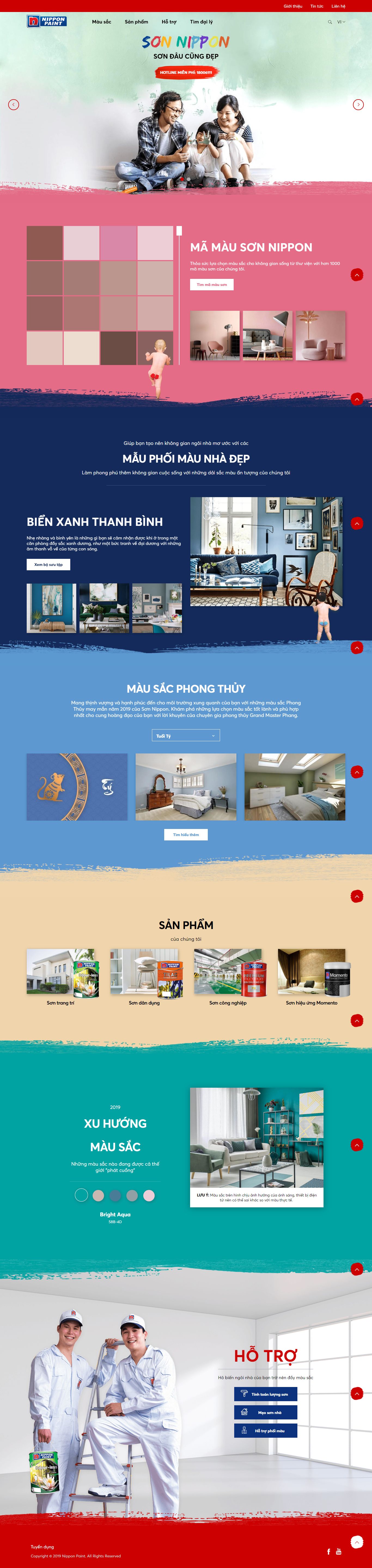 Thiết kế Web chống thấm - nipponpaint.com.vn