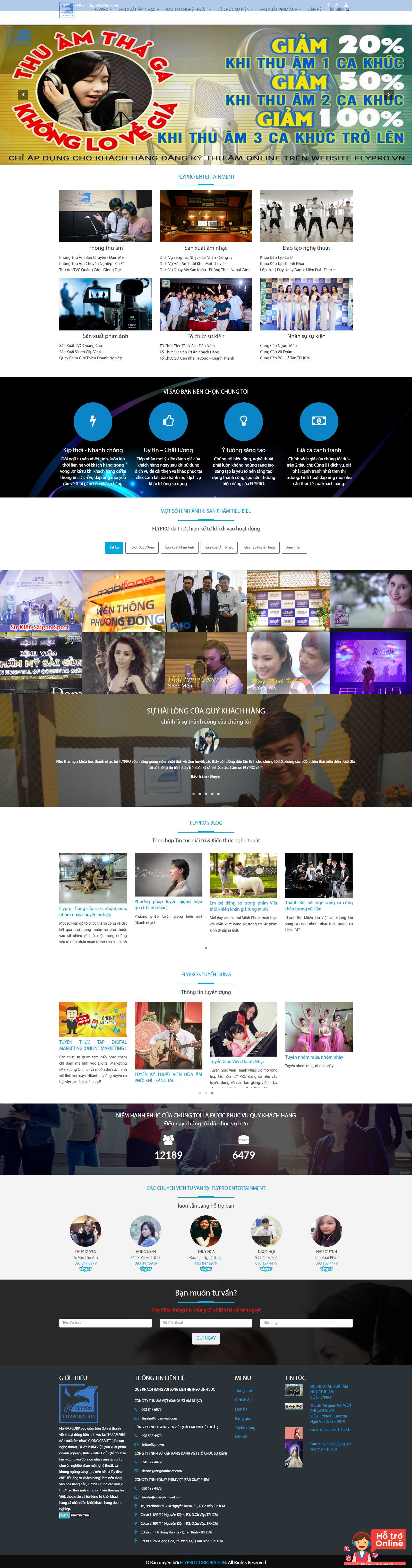 Thiết kế web hội thảo - flypro.vn