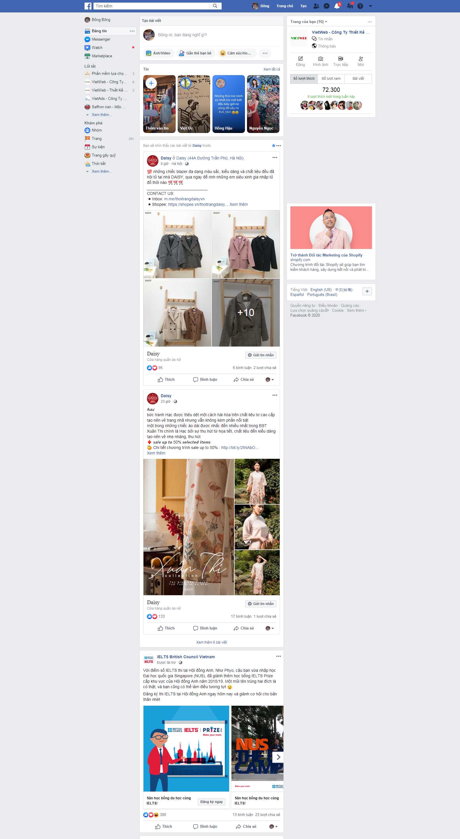 Thiết kế web mạng xã hội - www.facebook.com