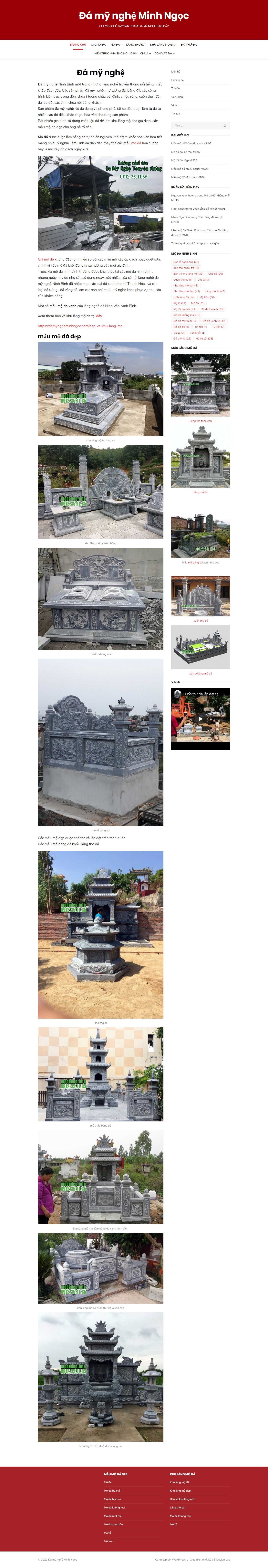Thiết kế Web đá mỹ nghệ - damyngheminhngoc.com