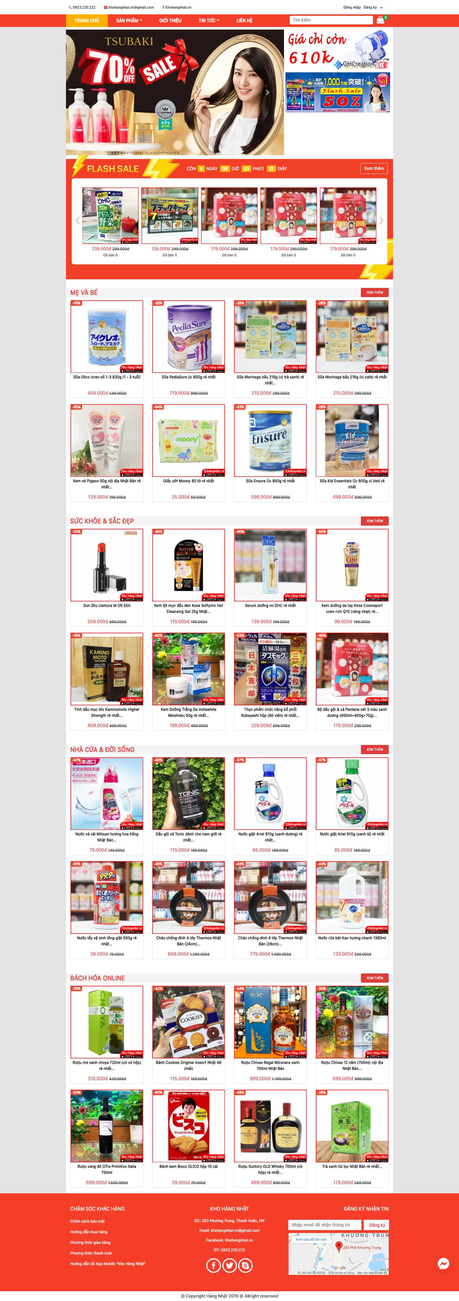 Thiết kế web joomla - khohangnhat.vn