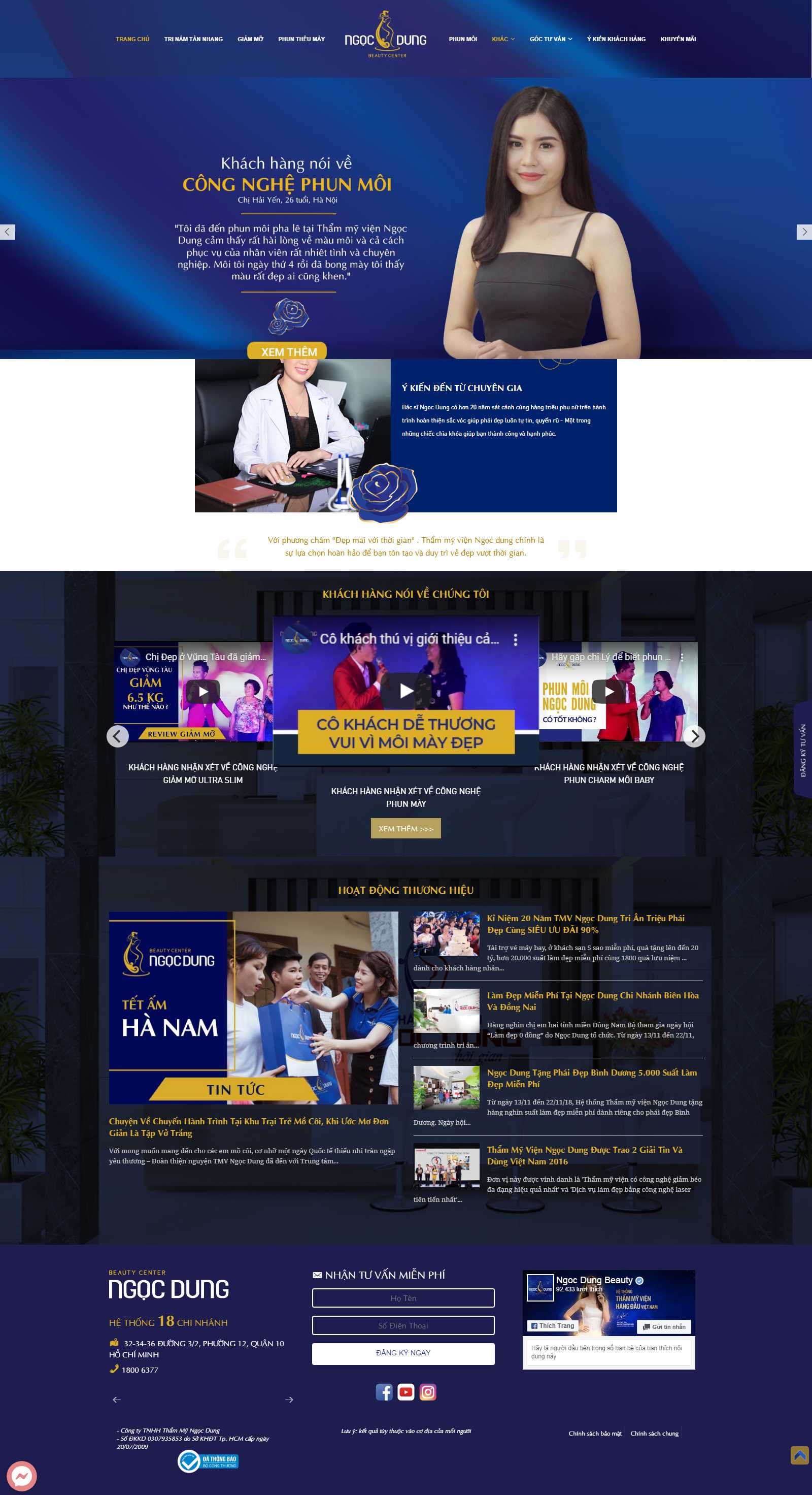 Thiết kế web load nhanh - ngocdung.net