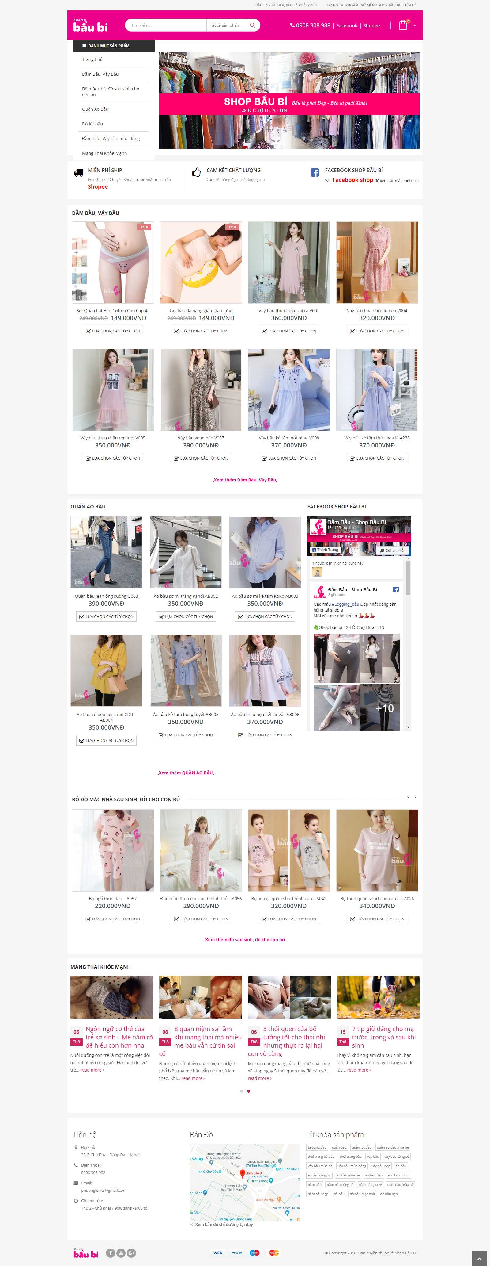 Thiết kế web chất lượng - shopbaubi.com