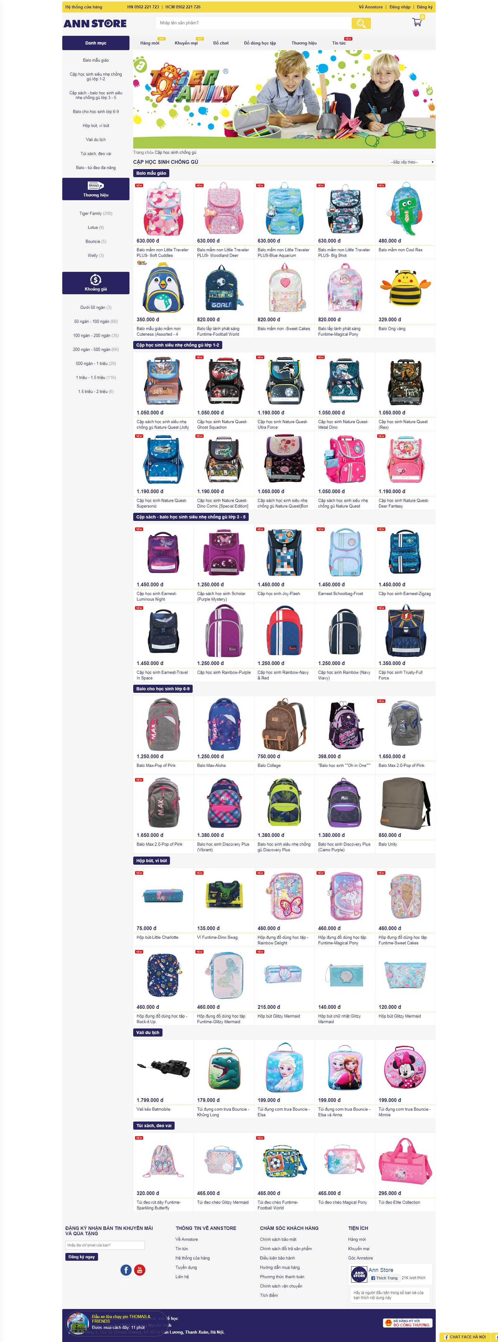 Thiết kế web siêu việt - annstore.vn