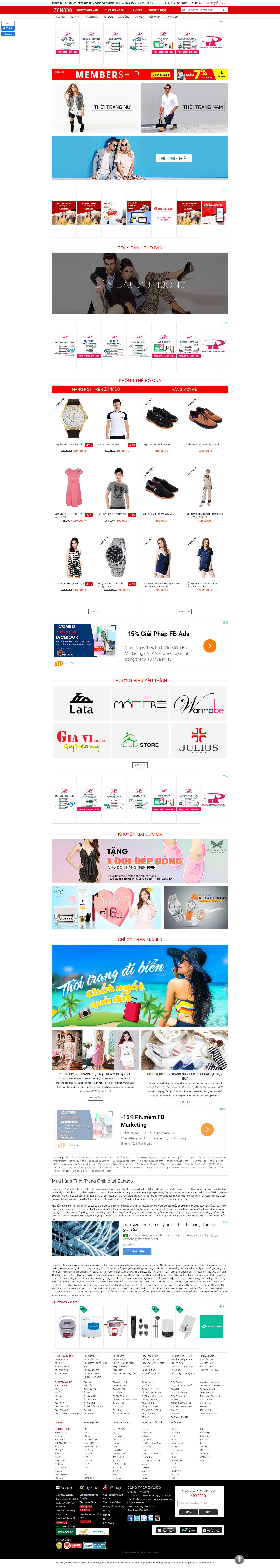 Thiết kế web siêu việt - www.zanado.com
