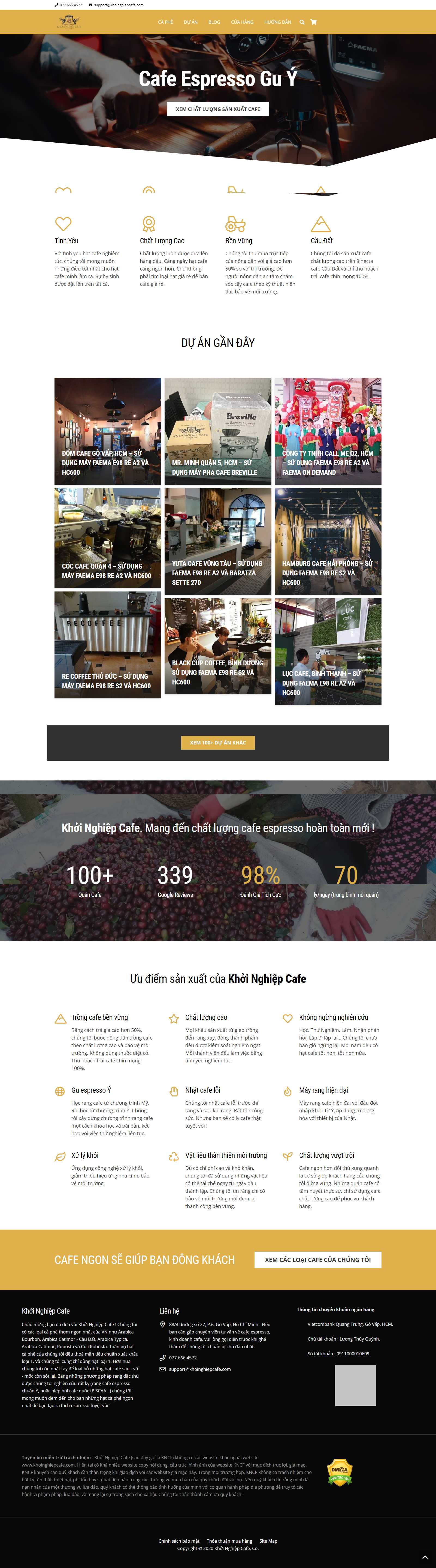 Thiết kế web siêu tốc - khoinghiepcafe.com