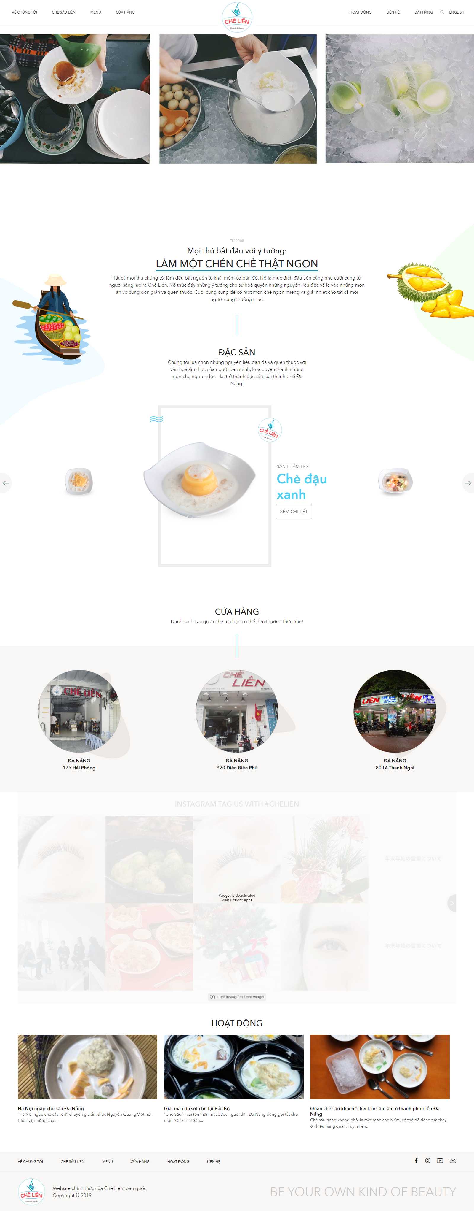 Thiết kế web startup - chelien.com.vn