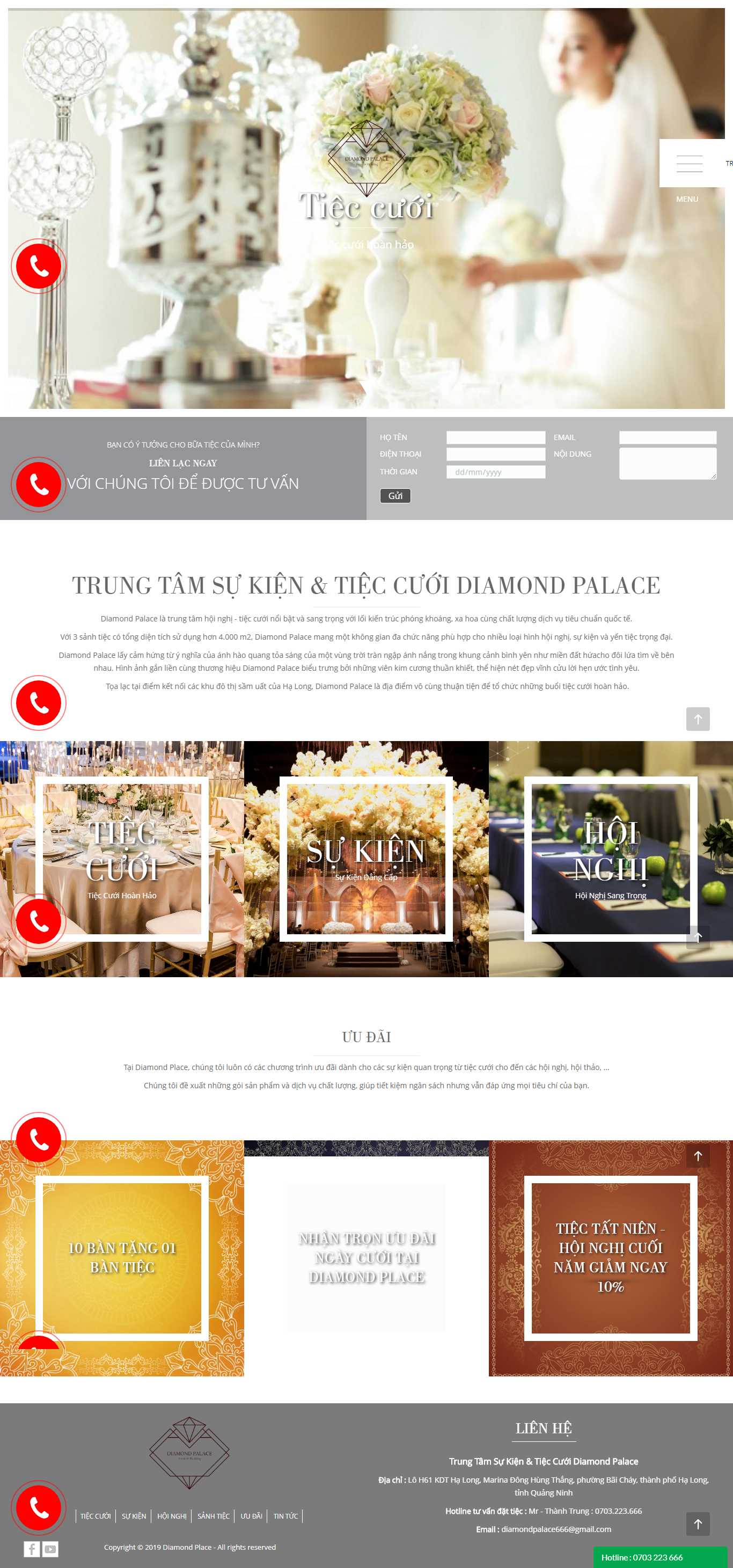 Thiết kế web tốt nhất hà nội - diamondpalace.net