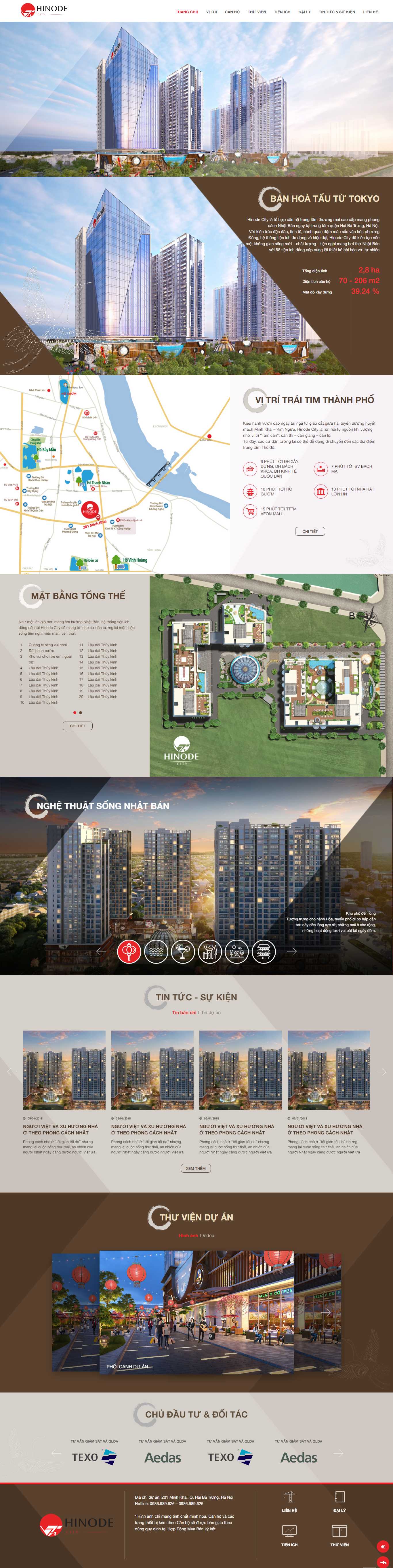 Thiết kế web tốt nhất hà nội - hinodecity.thainguyenweb.com