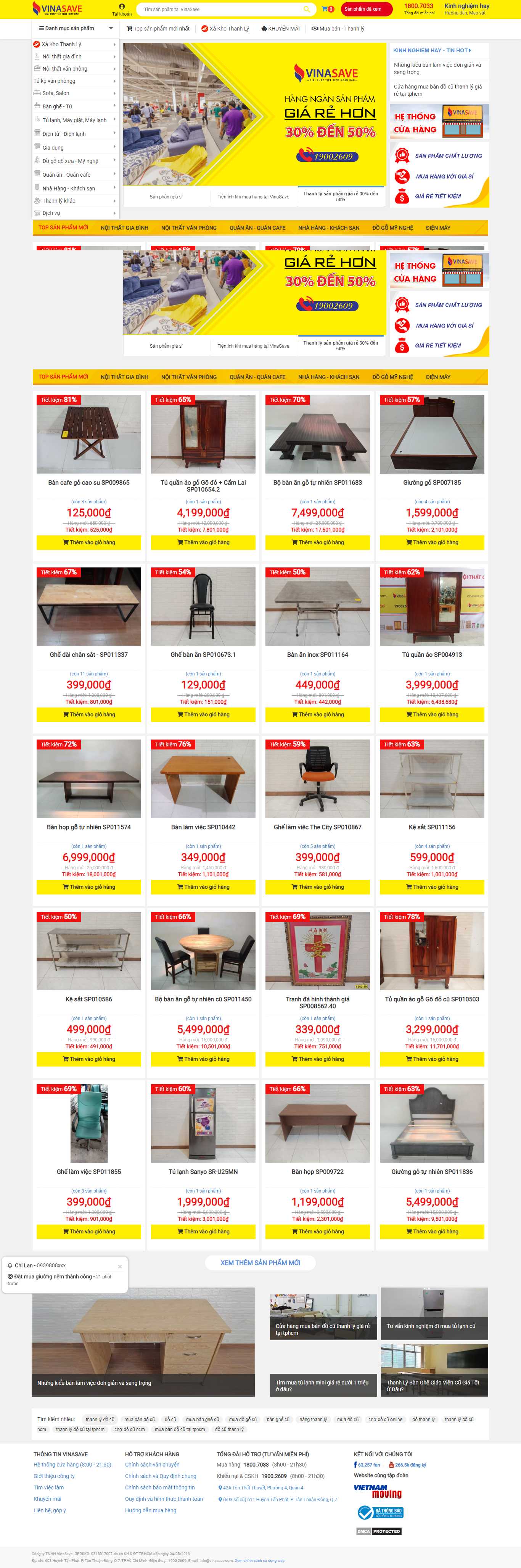 Thiết kế web đống đa - vinasave.com