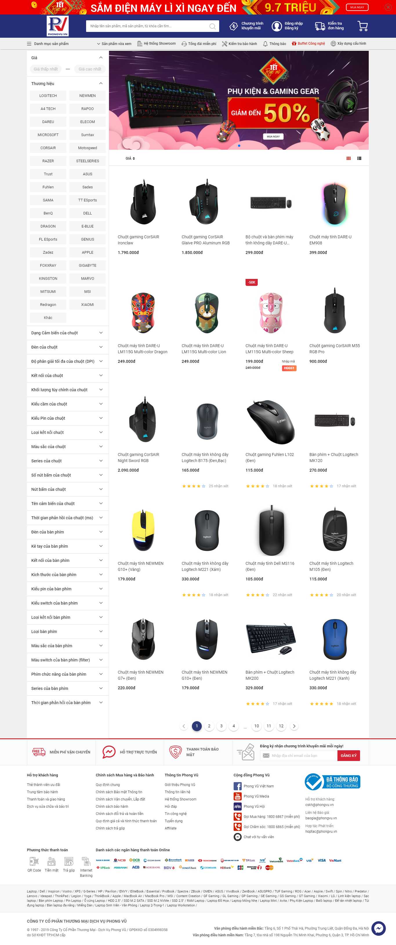Thiết kế web đống đa - phongvu.vn