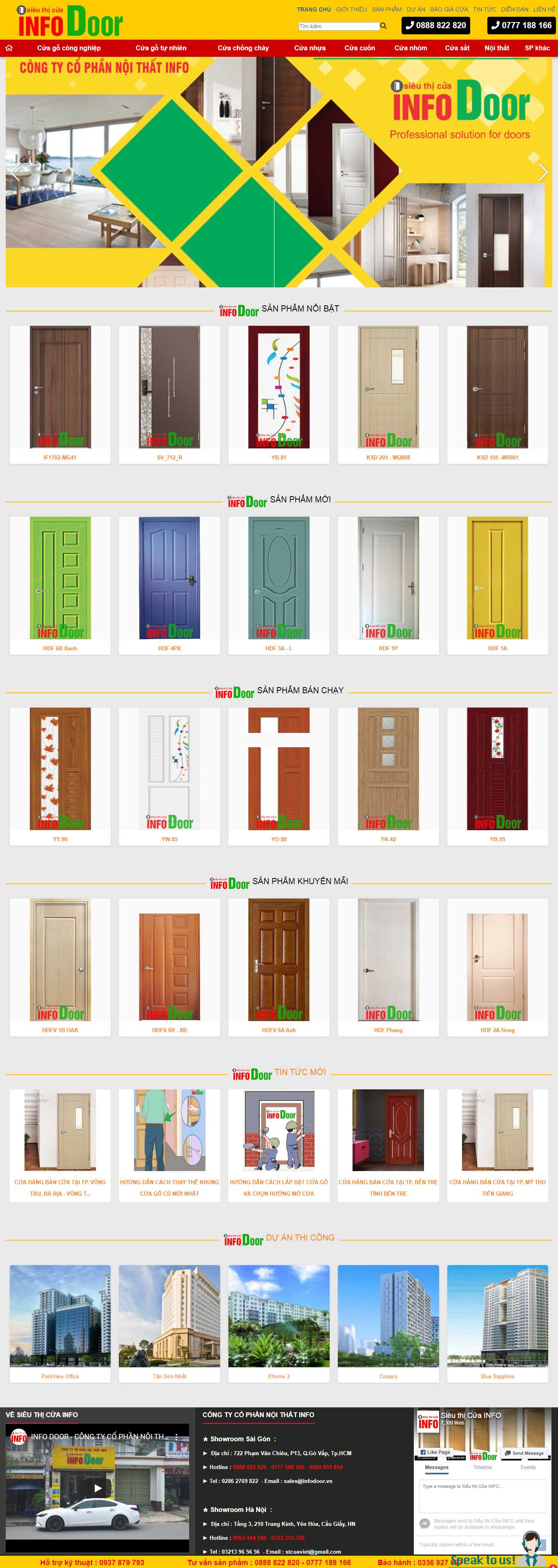 Thiết kế web Quận Ba Đình - sieuthicua.info