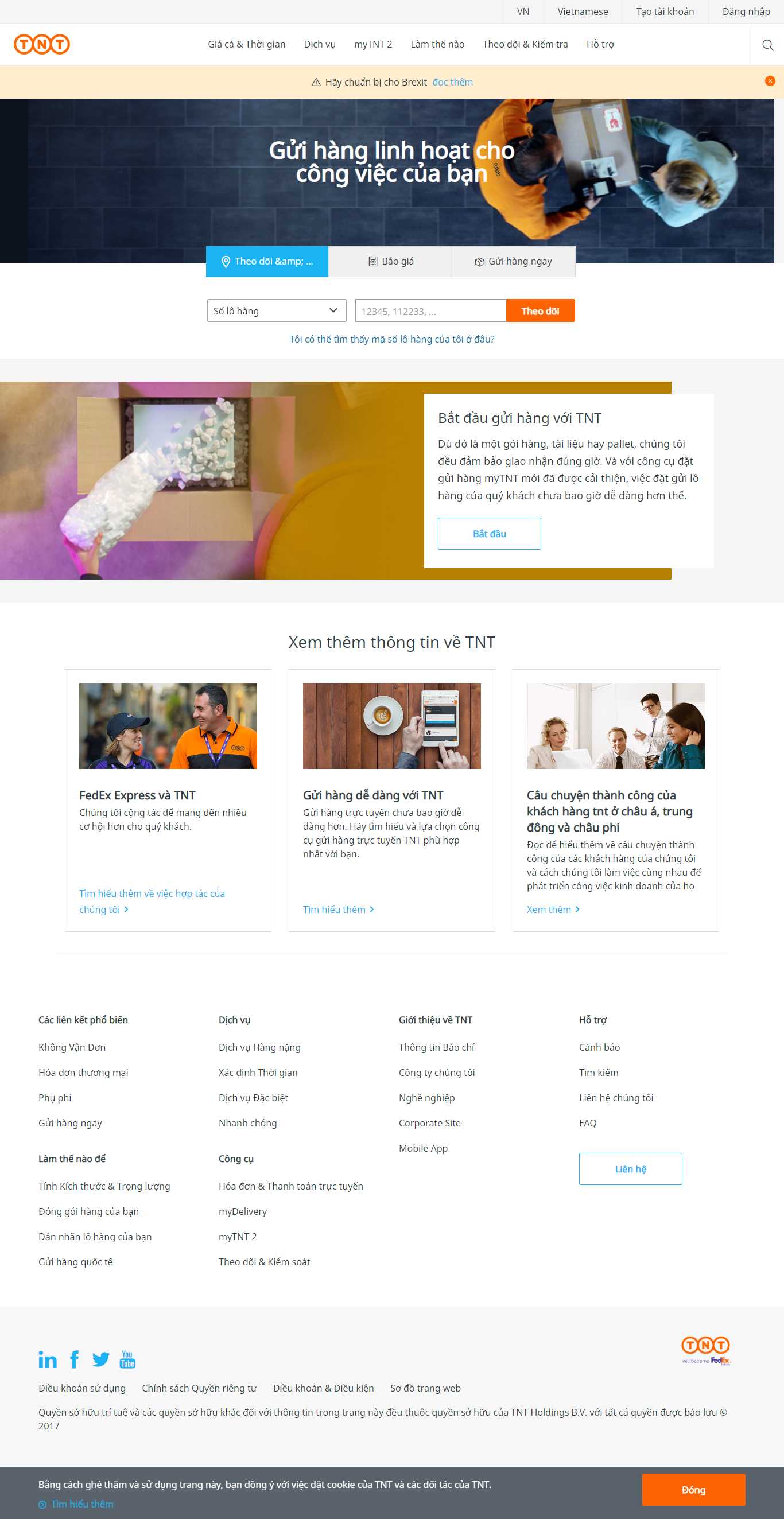 Thiết kế Web Quận Tây Hồ - www.tnt.com