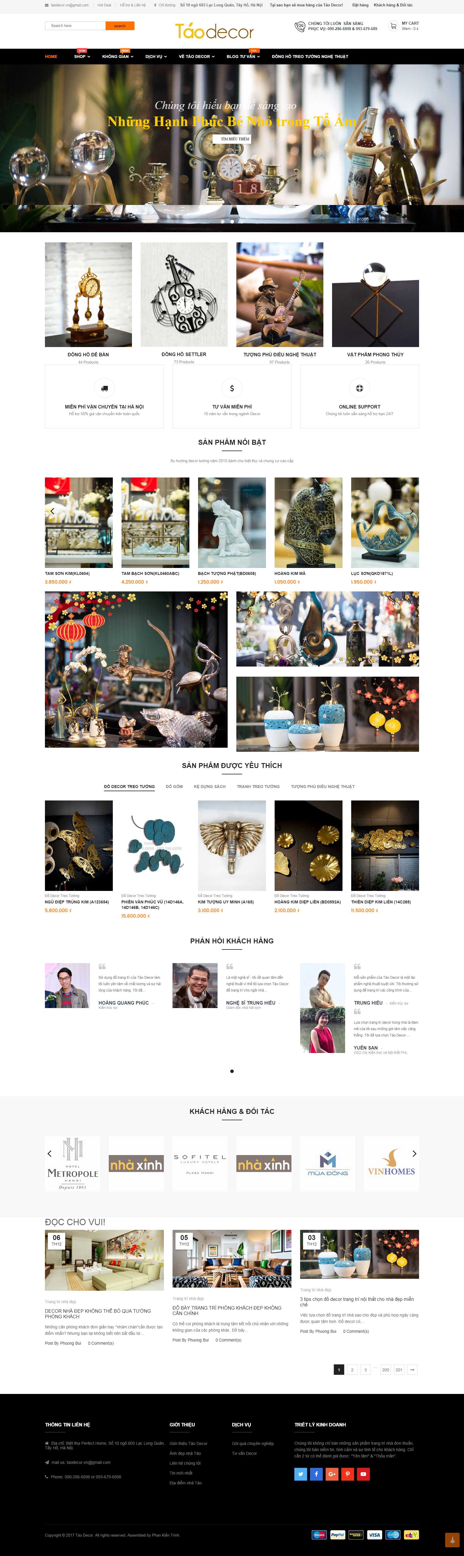 Thiết kế Web Huyện Sóc Sơn - taodecor.vn