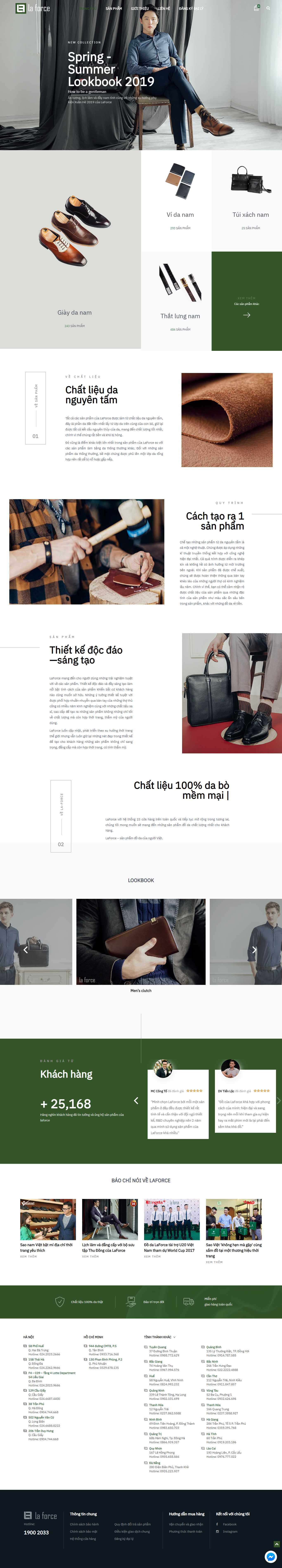 Thiết kế Web bán hàng trực tuyến - laforce.vn