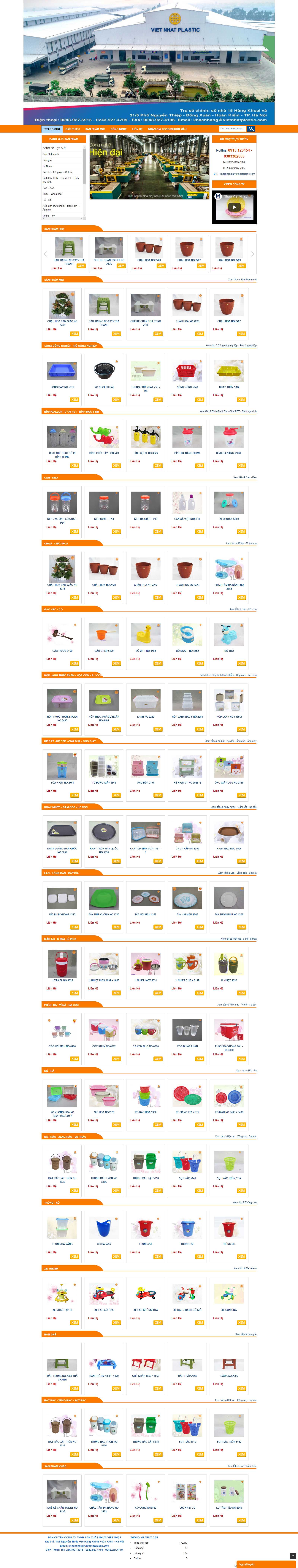 Thiết kế Web Huyện Thanh Trì - vietnhatplastic.com